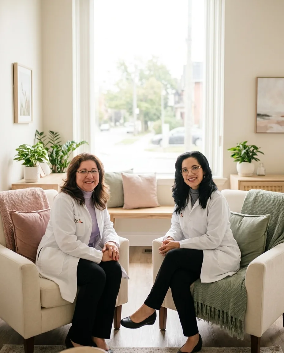 Yamilet and Maurin, health coaches at Vicaria Health in Hamilton
